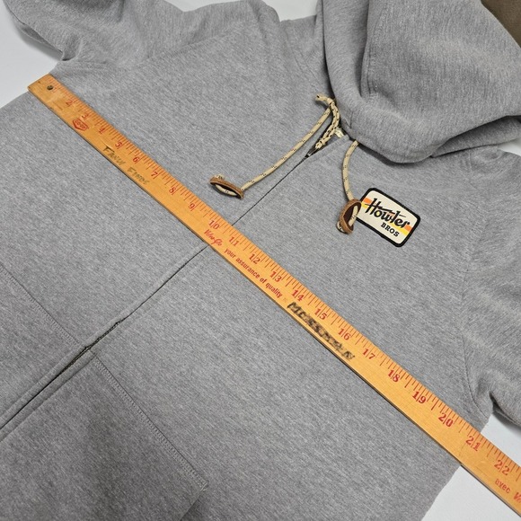 Howler Brothers Sweater Mens Small Gray Hooded Full Zip Long Sleeve Outdoors - Picture 8 of 11
